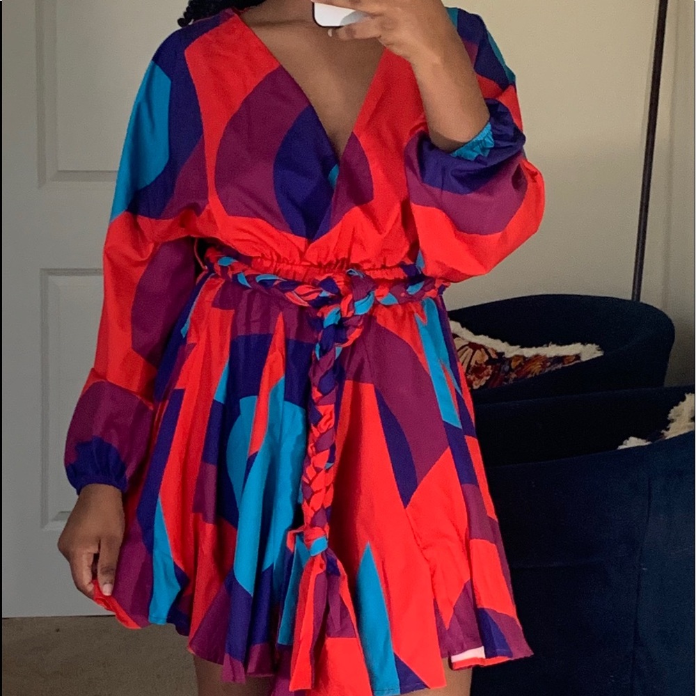 L’ATISTE Multi Color Mini Dress - Picture 6 of 10